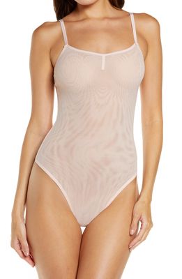 LUELLE Billy Thong Bodysuit in Blush Pink
