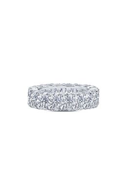 Lafonn Simulated Diamond Anniversary Eternity Band in Silver/Clear