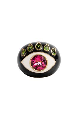 NeverNoT Eye Dome Ring in Pink