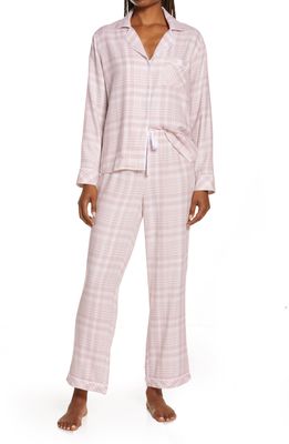 Rails Clara Plaid Pajamas in Rose Cream Check