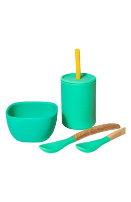 Avanchy La Petite Essential Collections Baby Feeding Dish Set in Green
