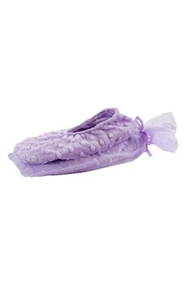 Sonoma Lavender Lilac Dot Footies