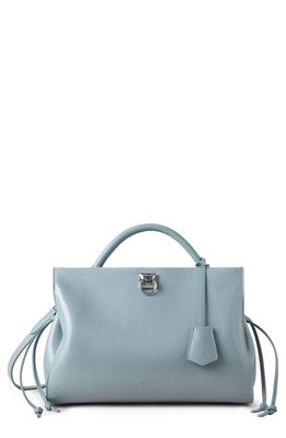 Mulberry Iris Spongy Patent Leather Top Handle Bag in Cloud