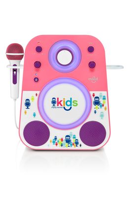 Singing Machine Kids Mood Karaoke System in Pink Purple