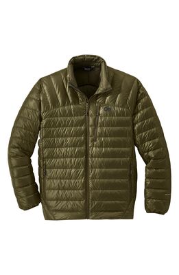Outdoor Research Helium 800 Fill Power Down Jacket in Loden