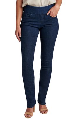 Jag Jeans Peri Pull-On Stretch Straight Leg Jeans in Ink