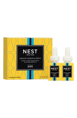 NEST New York Pura Smart Home Fragrance Diffuser Refill Duo in Amalfi Lemon And Mint