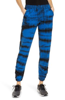 Oli Viv Maia Tie Dye Sweatpants in Electric Blue
