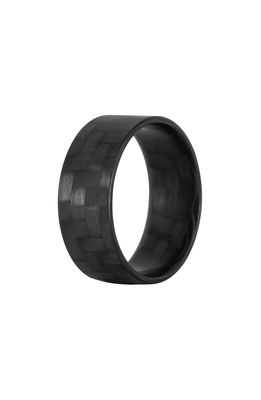 Element Ring Co. Element Rings Co. Racer Ultralight Carbon Fiber Band Ring in Black