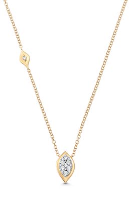 Sara Weinstock Reverie Marquise Diamond Pendant Necklace in 18K Yellow Gold