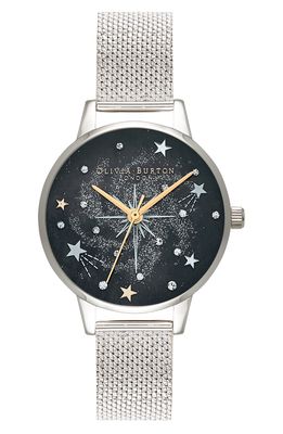 Olivia Burton Celestial Mesh Strap Watch