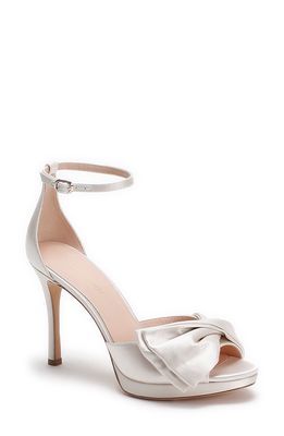 kate spade new york bow ankle strap sandal in Ivory