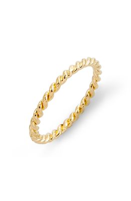 Brook and York Liv Rope Stacking Ring in Gold