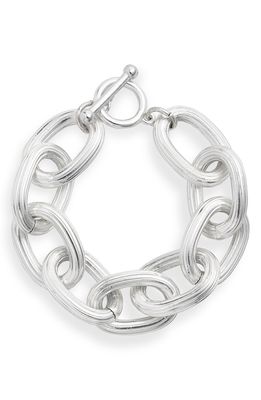 Karine Sultan Layering Chain Link Bracelet in Silver