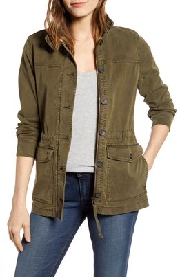 Lucky Brand Utility Jacket in Olive Night