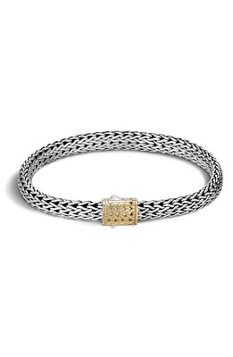 John Hardy 'Classic Chain' Bracelet in Silver/Gold