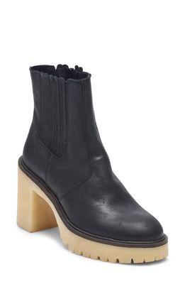 Free People James Chelsea Boot in Black Leather