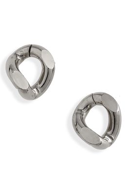 Rosantica Amy Twisted Link Earrings in Silver