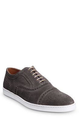 Allen Edmonds Strand Cap Toe Oxford Sneaker in Grey Suede