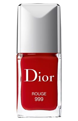 Dior Vernis Gel Shine & Long Wear Nail Lacquer in 999 Rouge 999