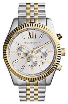 Michael Kors Large Lexington Chronograph Bracelet Watch