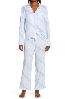 Rails Clara Stripe Pajamas in Cloud Mist Tie Dye