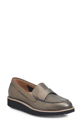 Comfortiva Laina Loafer in Steel Leather