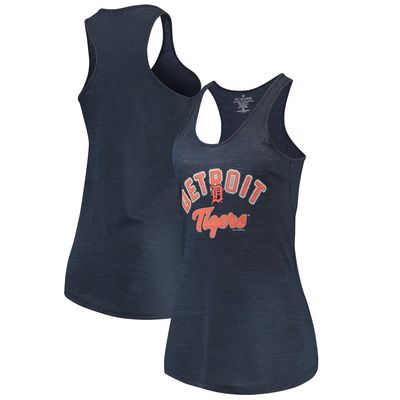 Women's Soft as a Grape Navy Detroit Tigers Multicount Racerback Tank Top