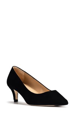 Jon Josef Tina Pointed Toe Pump in Black Suede