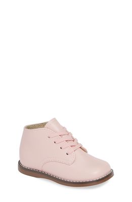Footmates Tina Lace-Up Bootie in Pink