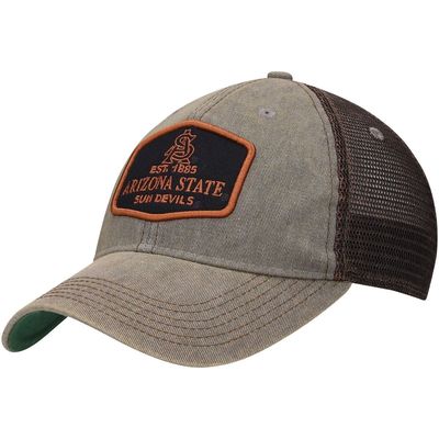 LEGACY ATHLETIC Men's Gray Arizona State Sun Devils Legacy Practice Old Favorite Trucker Snapback Hat