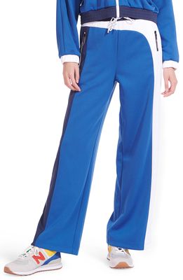 New Balance x STAUD High Waist Track Pants in Blue Quartz