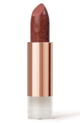 La Perla Refillable Matte Silk Lipstick in Terracotta Red Refill