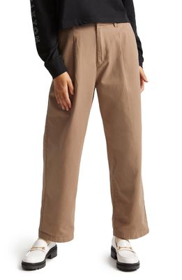 Brixton Victory Cotton Trousers in Twig
