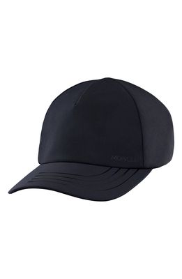 Moncler Logo Baseball Cap in Black