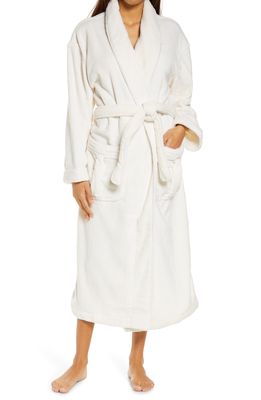 Majestic International Darlington Women's Fleece Robe in Cream