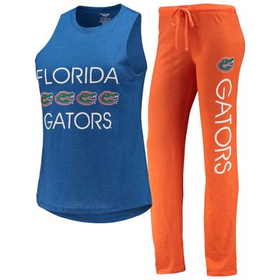 Women's Concepts Sport Orange/Royal Florida Gators Tank Top & Pants Sleep Set