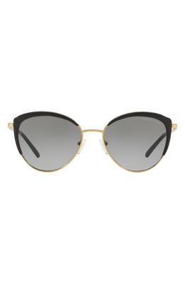 Michael Kors 56mm Gradient Cat Eye Sunglasses in Dark Grey