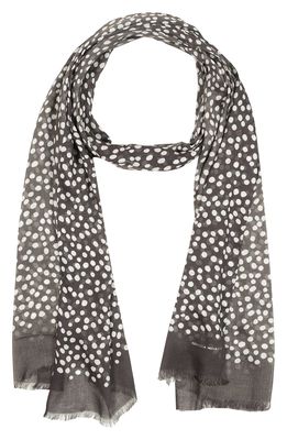 Rebecca Minkoff Scattered Dot Scarf in Grey