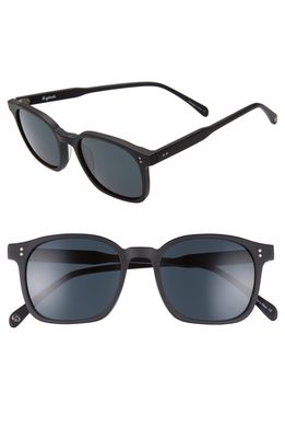 Brightside Dean 51mm Square Sunglasses in Matte Black/Grey