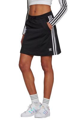 adidas Originals Recycled Polyester Skirt in Black/whit