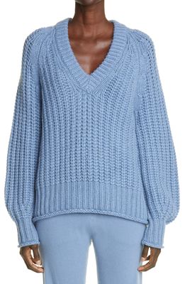 arch4 Bergen Cashmere Sweater in Ocean Blue Marl