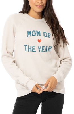 Sub Urban Riot Mom of The Year Sweatshirt in Oat