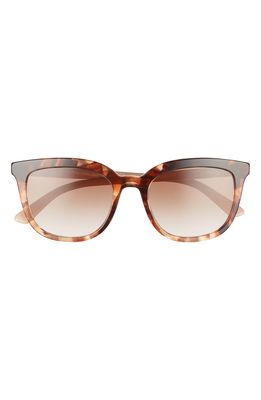 Prada Pillow 53mm Cat Eye Sunglasses in Caramel Tortoise/Brown