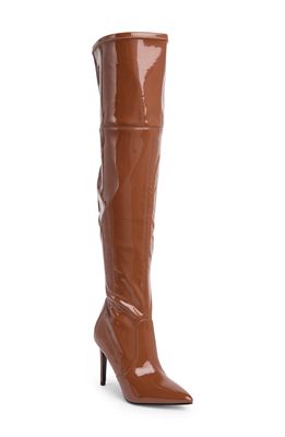 GUESS Bowey Thigh High Boot in Tan