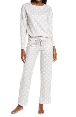 Emerson Road Dot Pajamas in Super Duper Dots Heather Grey