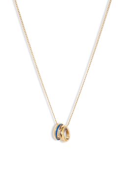 Jenny Bird Moti Pendant Necklace in High Polish Gold