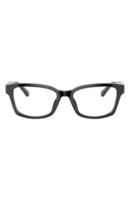 Tory Burch 51mm Rectangle Optical Glasses in Black