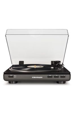 Crosley Radio T400 Two-Speed Automatic Turntable in Grey