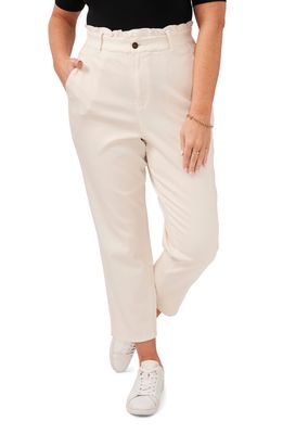 1.STATE Paperbag Pants in Toasted Ivory